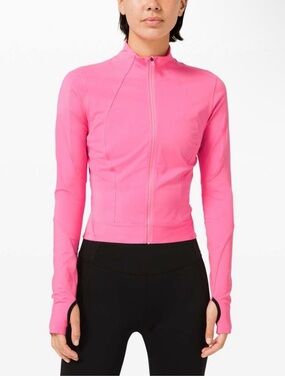 lululemon athletica Pink Full-Zip Athletic Jacket